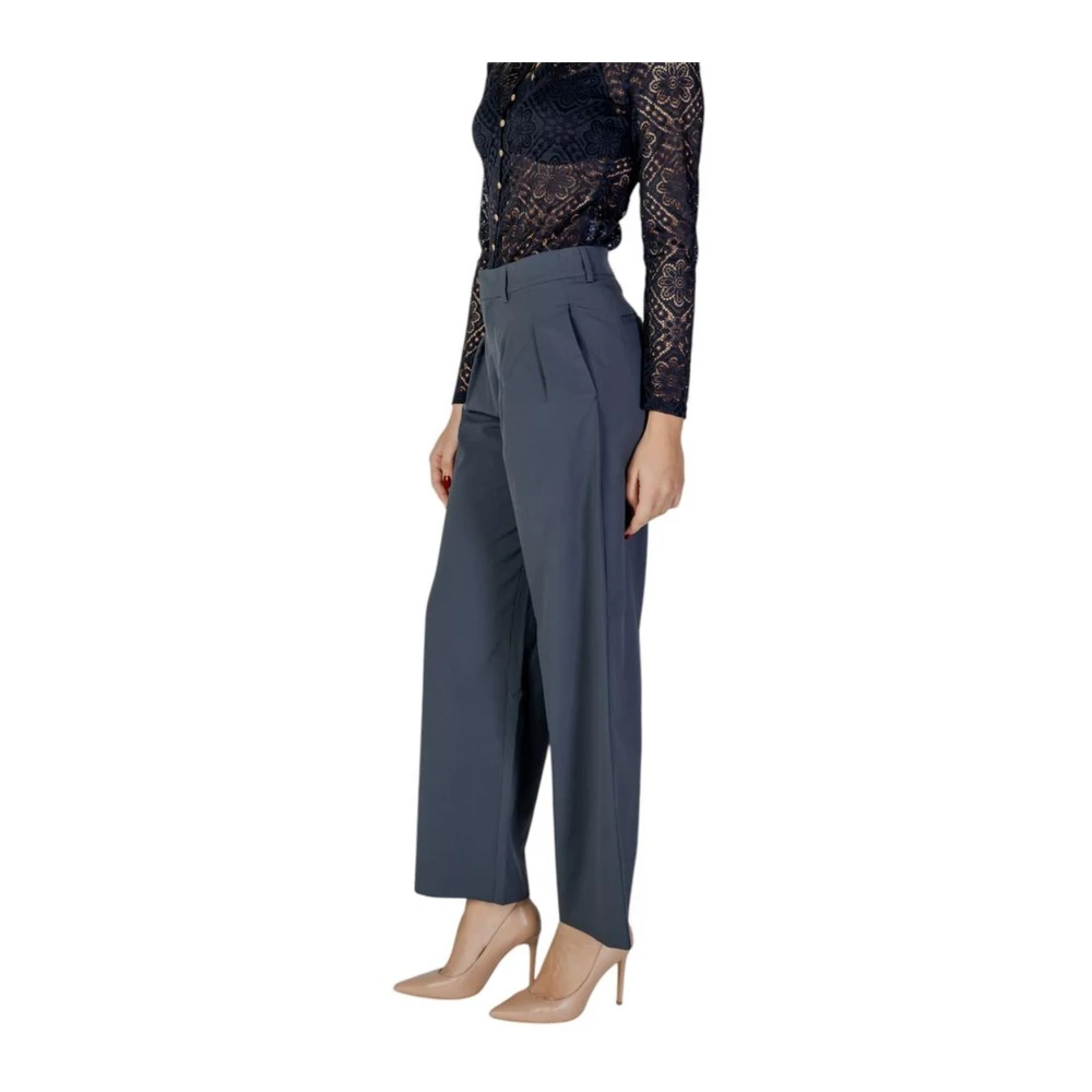 Calvin Klein Jeans Grijze polyester blend Palace broek Gray Dames