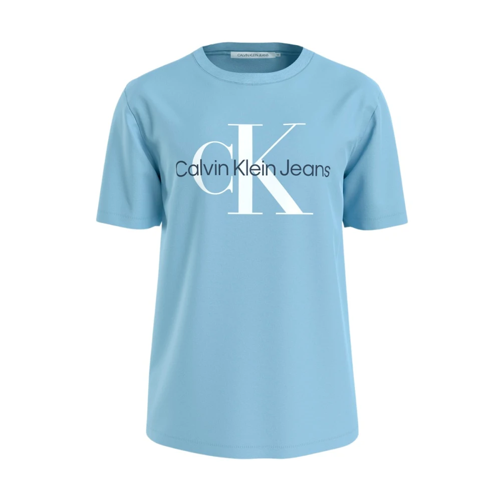 Calvin Klein Heren Katoenen T-shirt Blue Heren