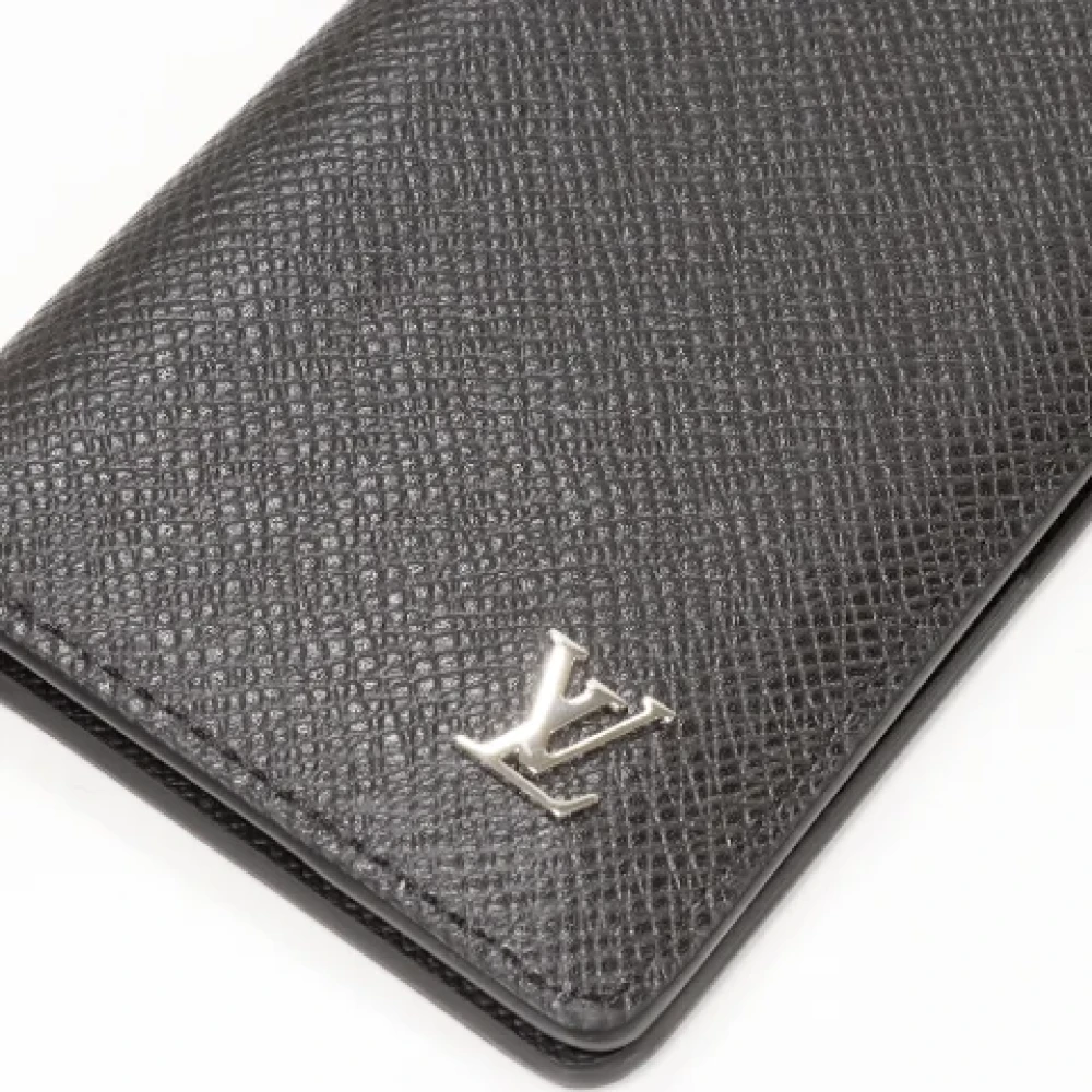 Louis Vuitton Vintage Pre-owned Canvas wallets Black Dames