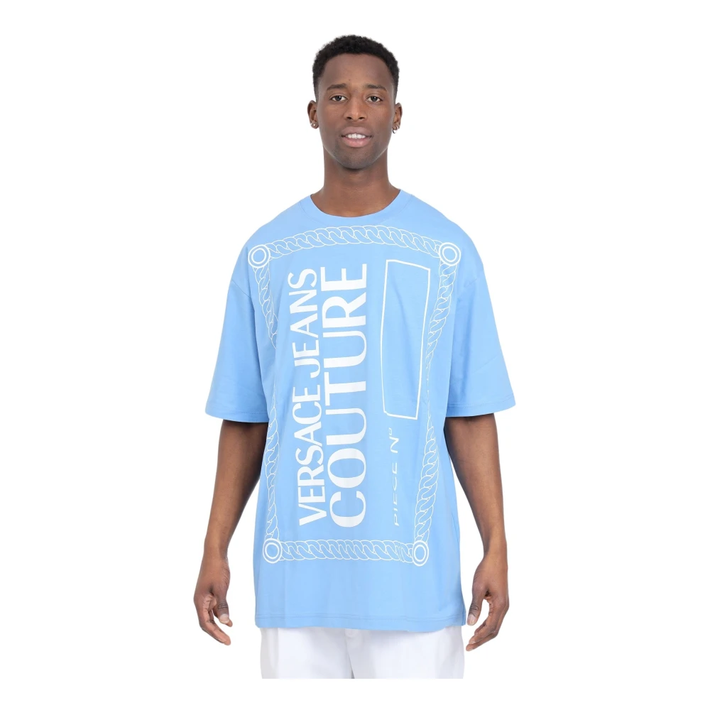 Versace Jeans Couture T-Shirts Blue, Herr