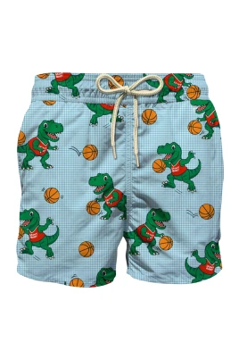 Mellanlånga Boxer Badshorts