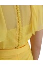 robe-longue-en-soie-jaune-avec-ceinture