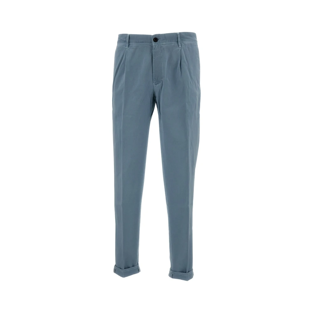 Incotex Homme Bleu - Pantalon Chino Plissé - Pantalons - Taille: W32
