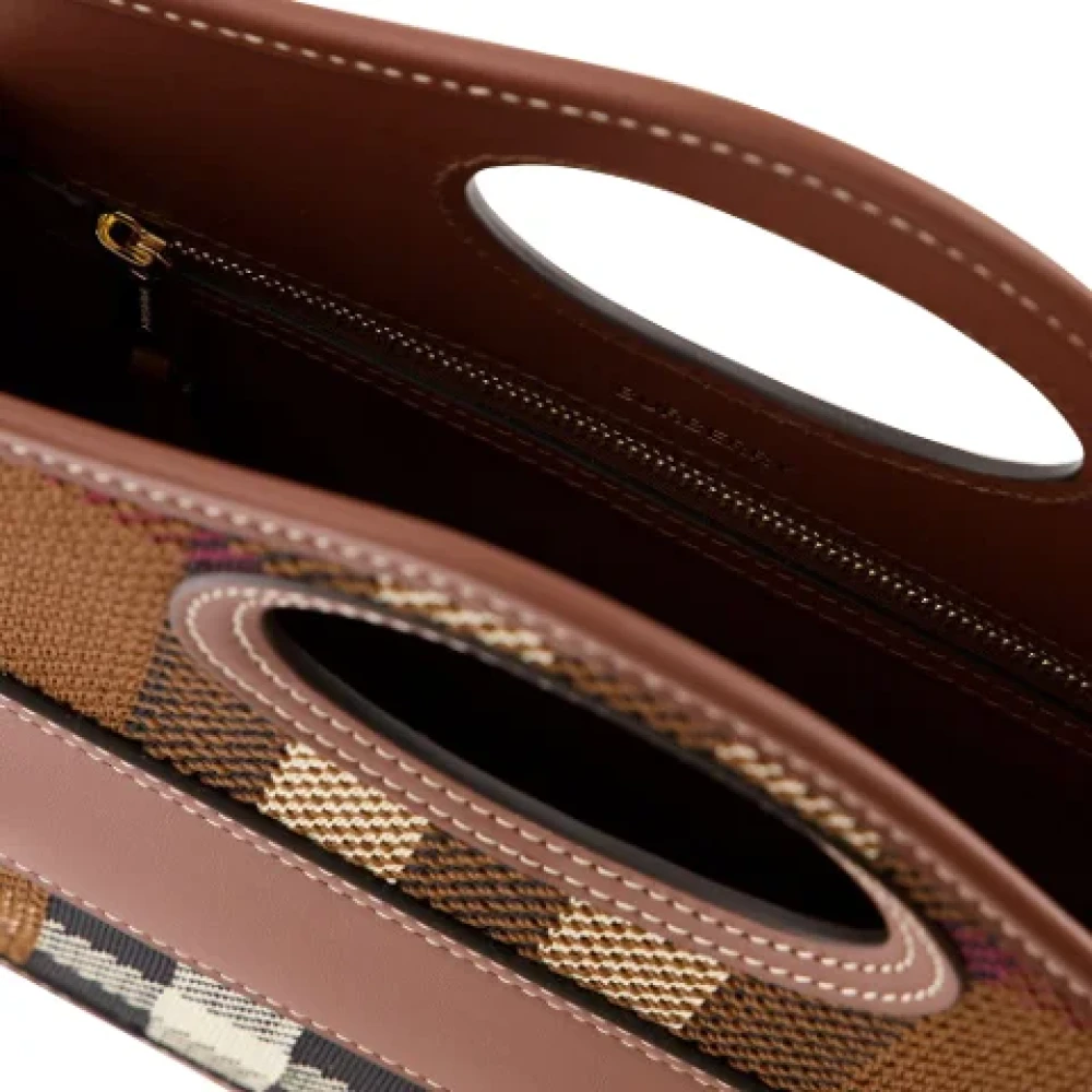 Burberry Fabric handbags Brown Dames