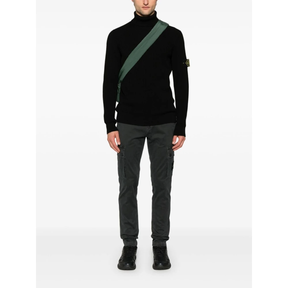 Stone Island Zwarte Sweater Collectie Black Heren