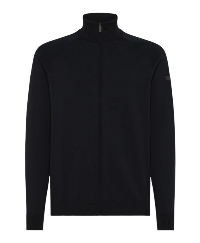 blue-full-zip-knit-sweater