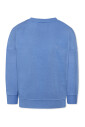 sweatshirt-col-rond-bleu