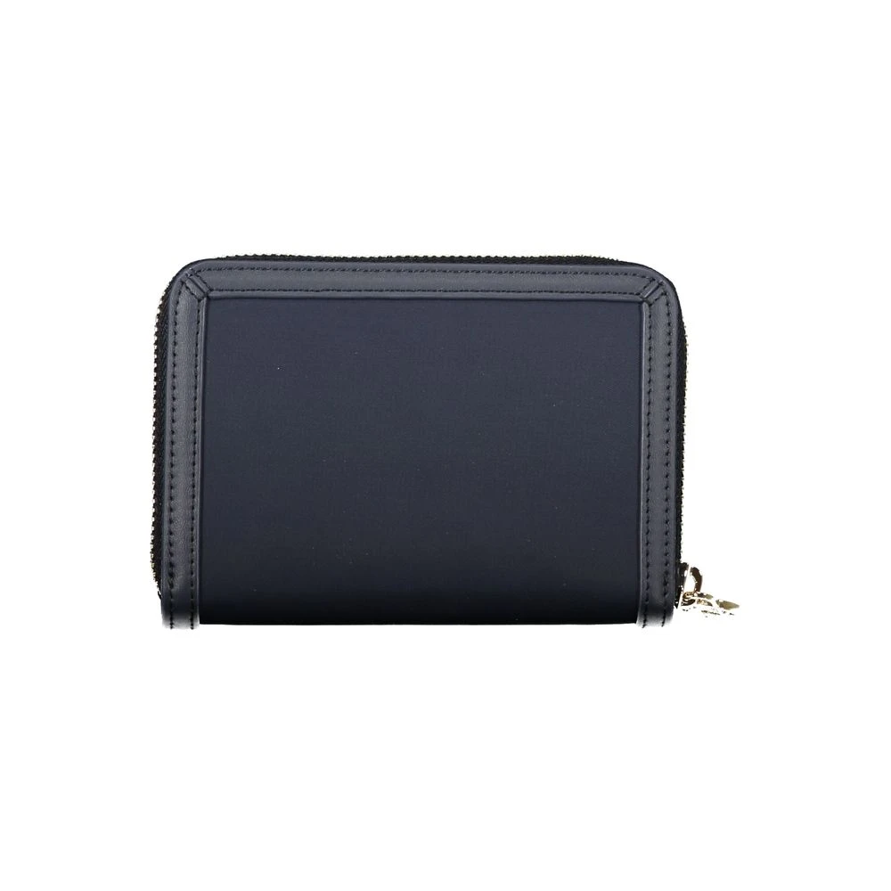 Tommy Hilfiger Stijlvolle Blauwe Portemonnee met Meerdere Vakken Blue Dames