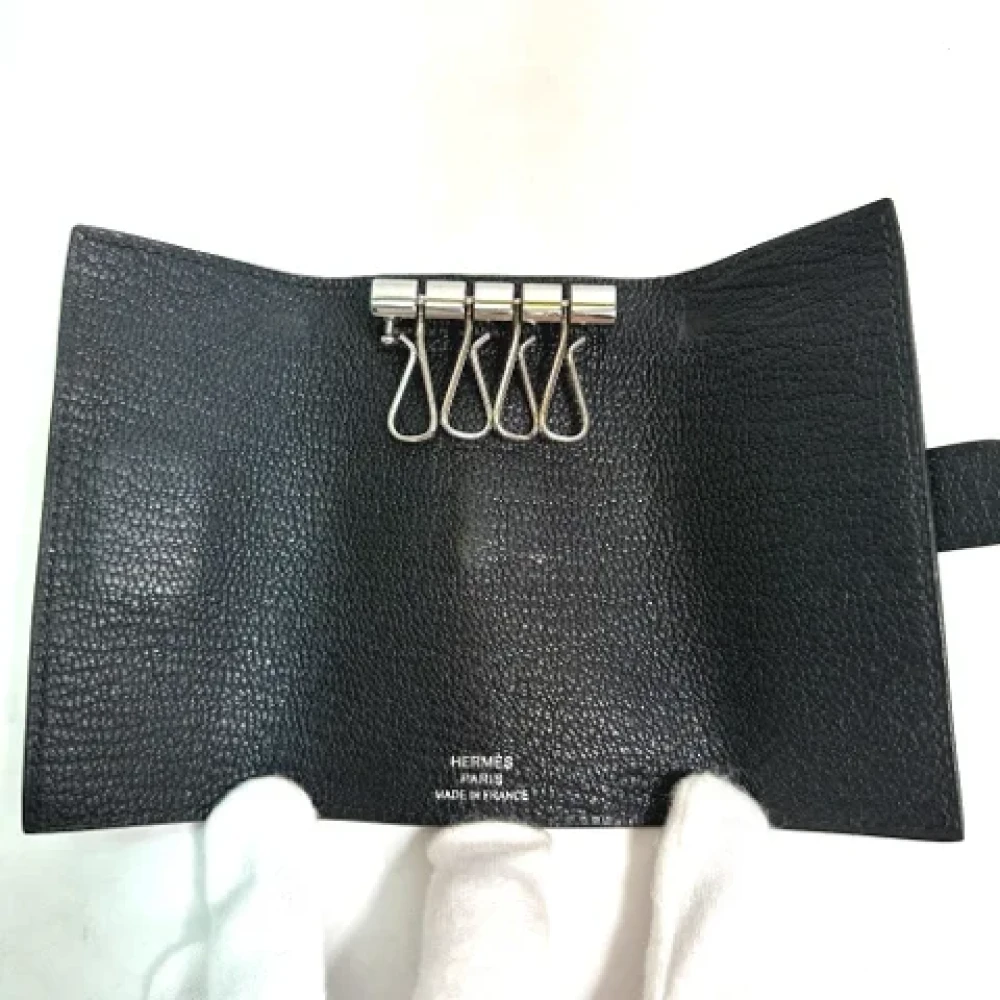 Hermès Vintage Pre-owned Leather home-office Black Dames