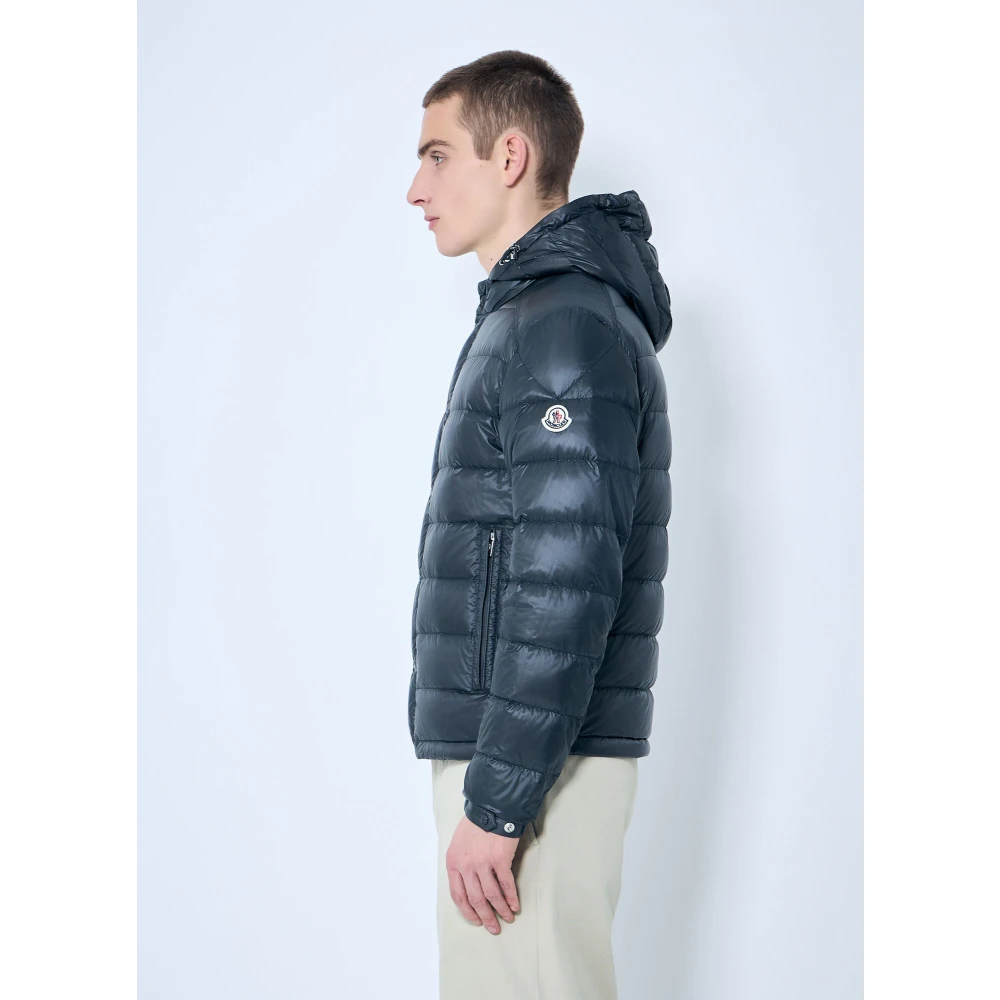 Moncler Gewatteerde Hooded Donsjas Black Heren