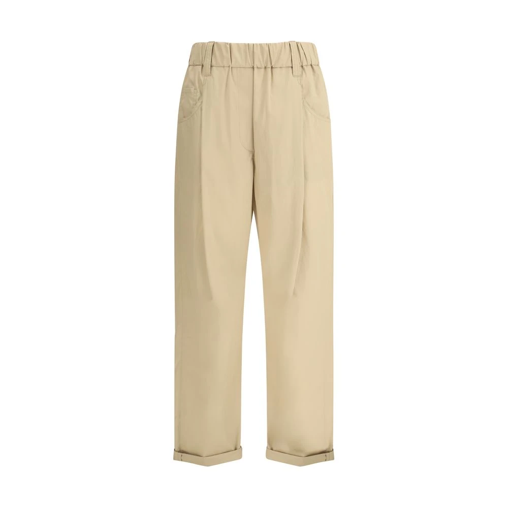 Trousers > Straight Trousers - - Brunello Cucinelli - Modalova