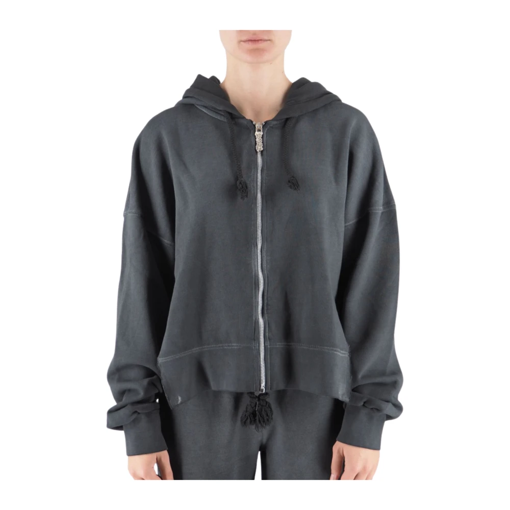 Disclaimer Hoodie met rits in zwart Gray Dames
