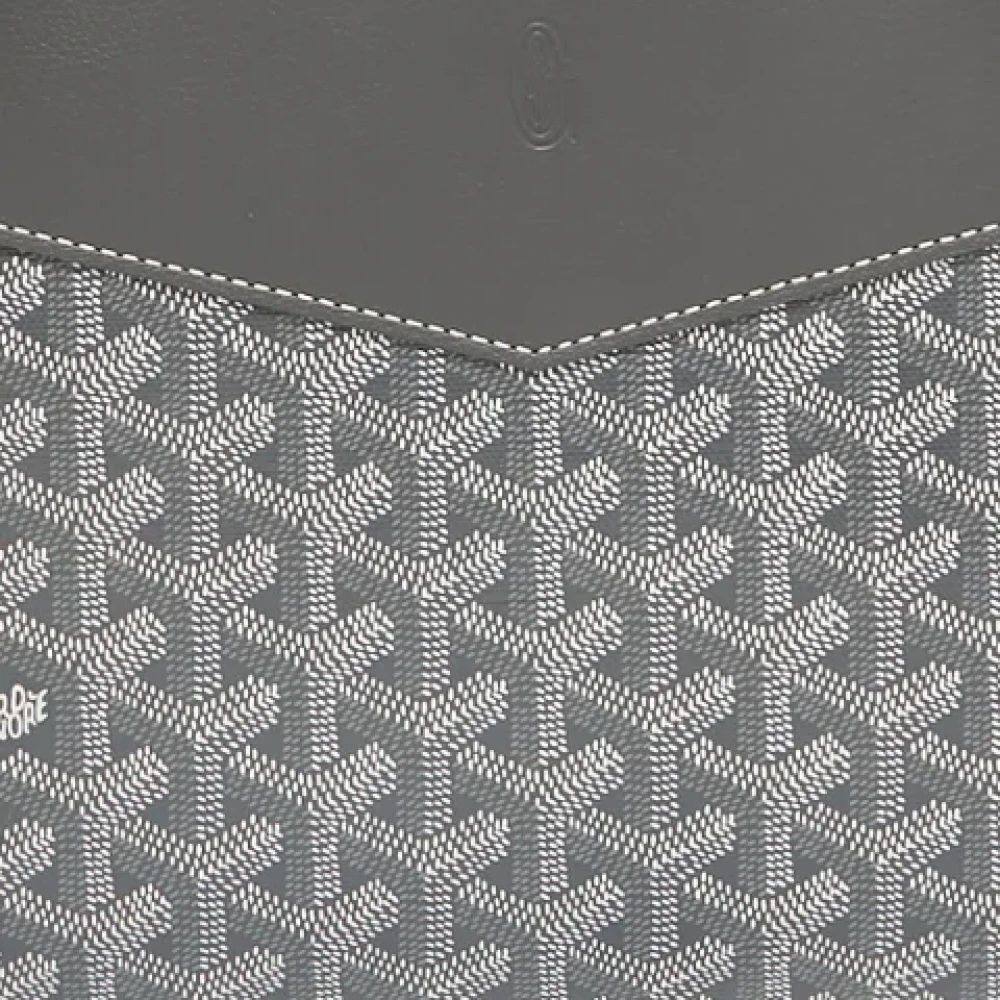 Goyard Vintage Pre-owned Leather shoulder-bags Gray Dames