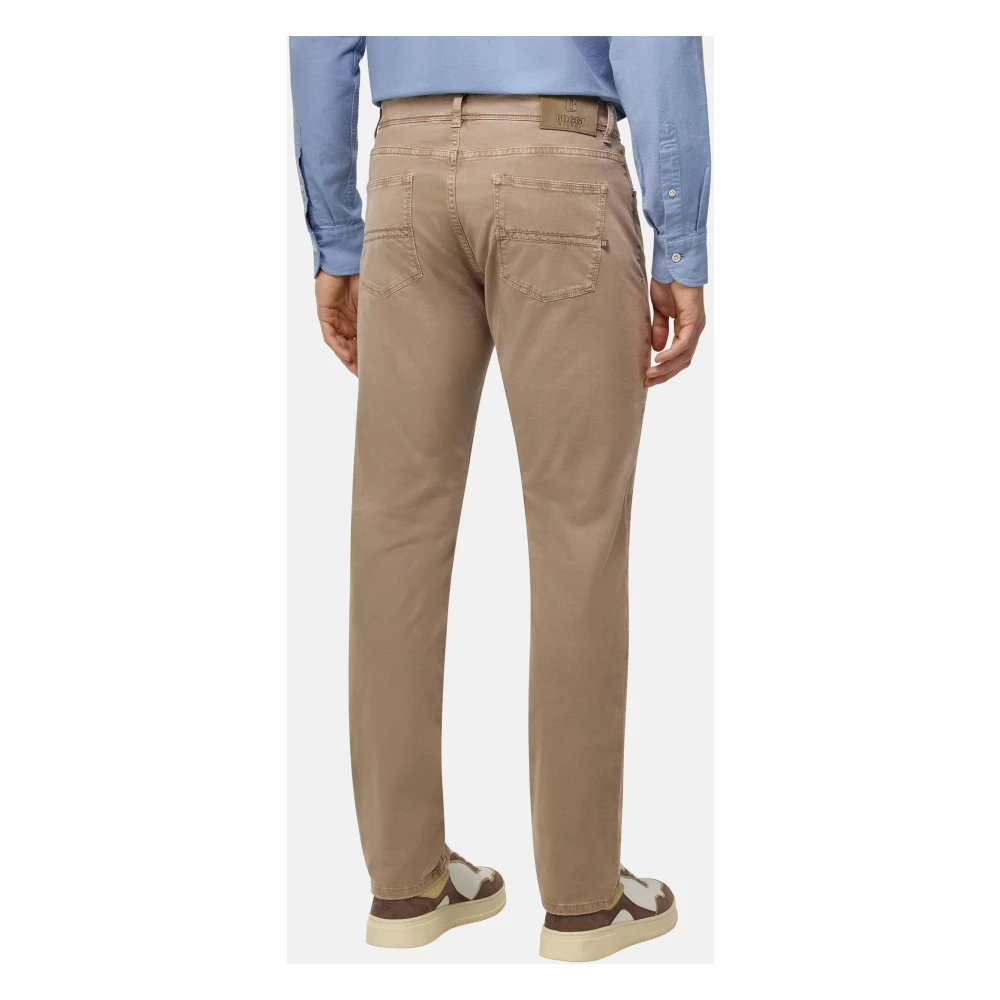 Boggi Milano Stretch Cotton Jeans Beige Heren