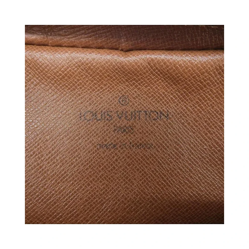 Louis Vuitton Vintage Tweedehands Bruin Canvas Louis Vuitton Donau Schoudertas Brown Dames
