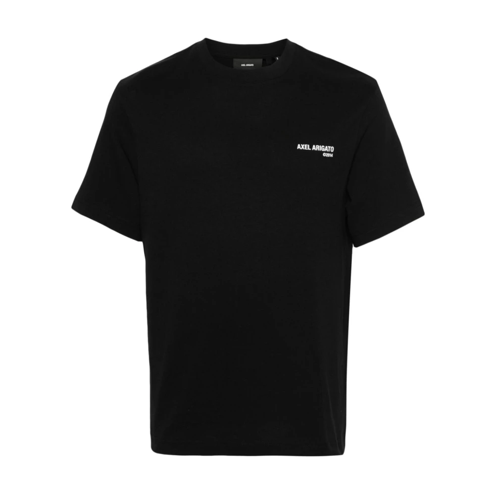 Axel Arigato Zwarte T-shirts en Polos met Witte Print Black Heren