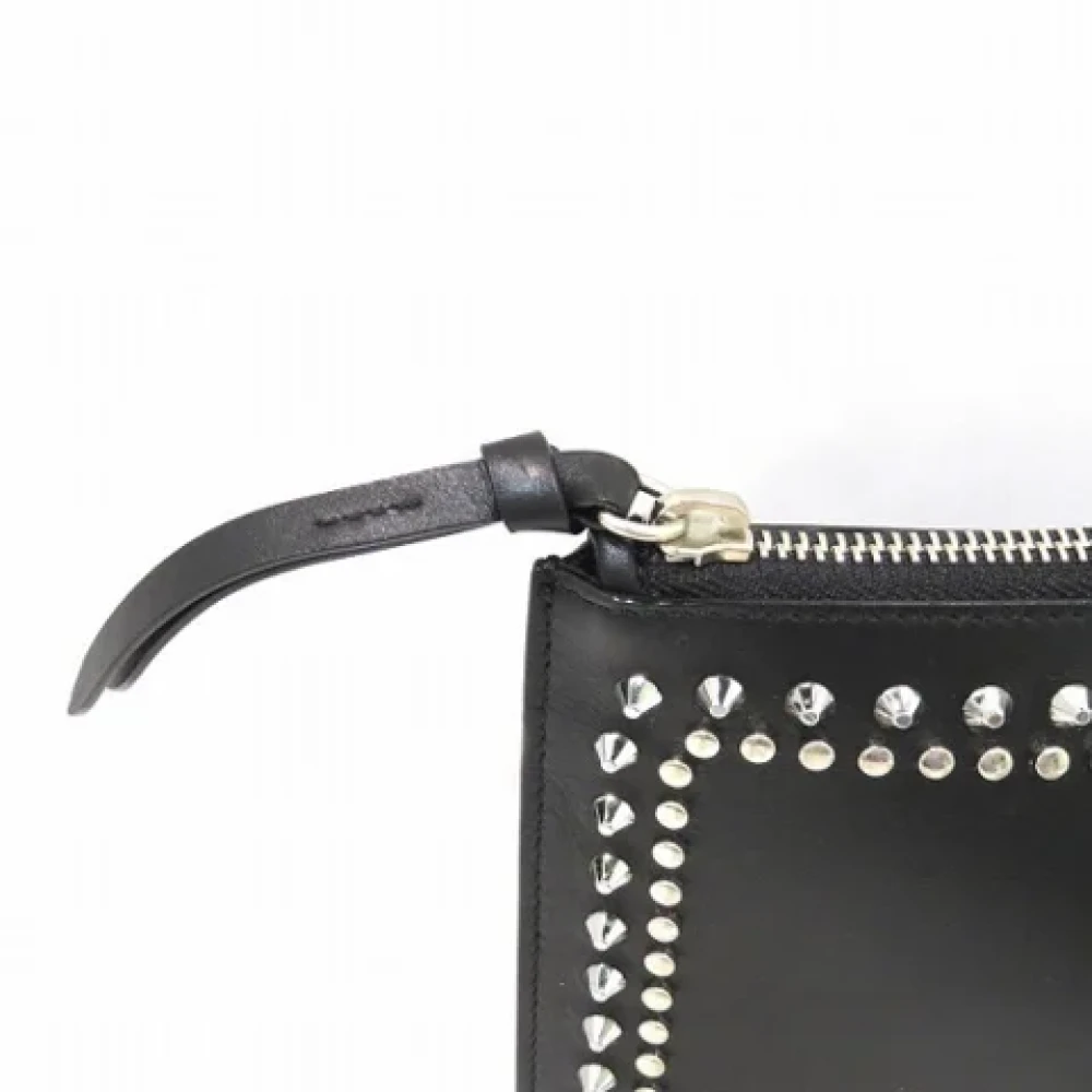 Jimmy Choo Pre-owned Leather clutches Black Dames