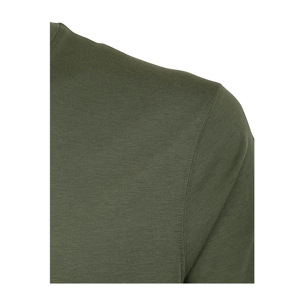 Tom Ford Pale Army Crew Neck T-Shirt Green Heren