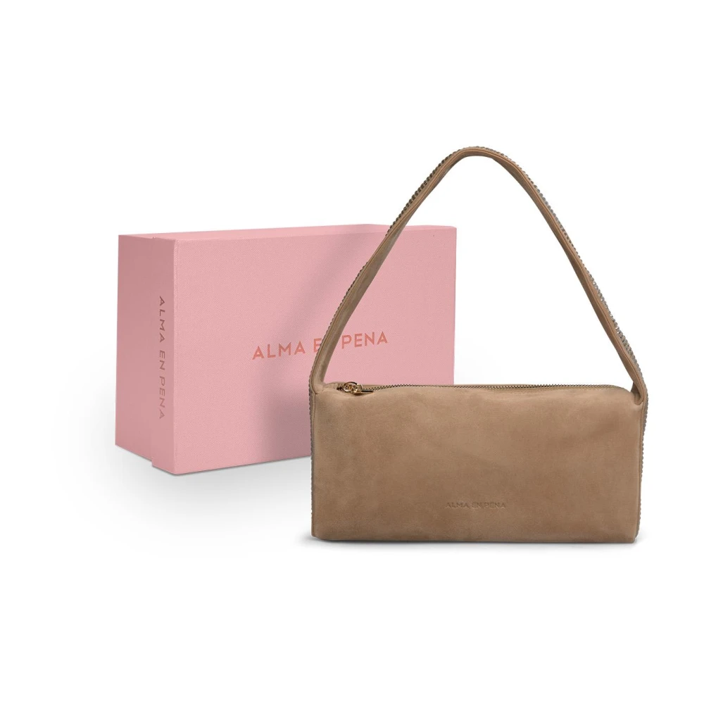 Alma en Pena Baguette Handtas Brown Dames