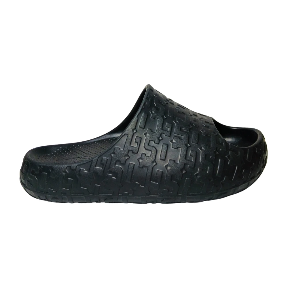 Gcds Men's Black Sandali Gomma - Sliders - 6 Uk - Shoes