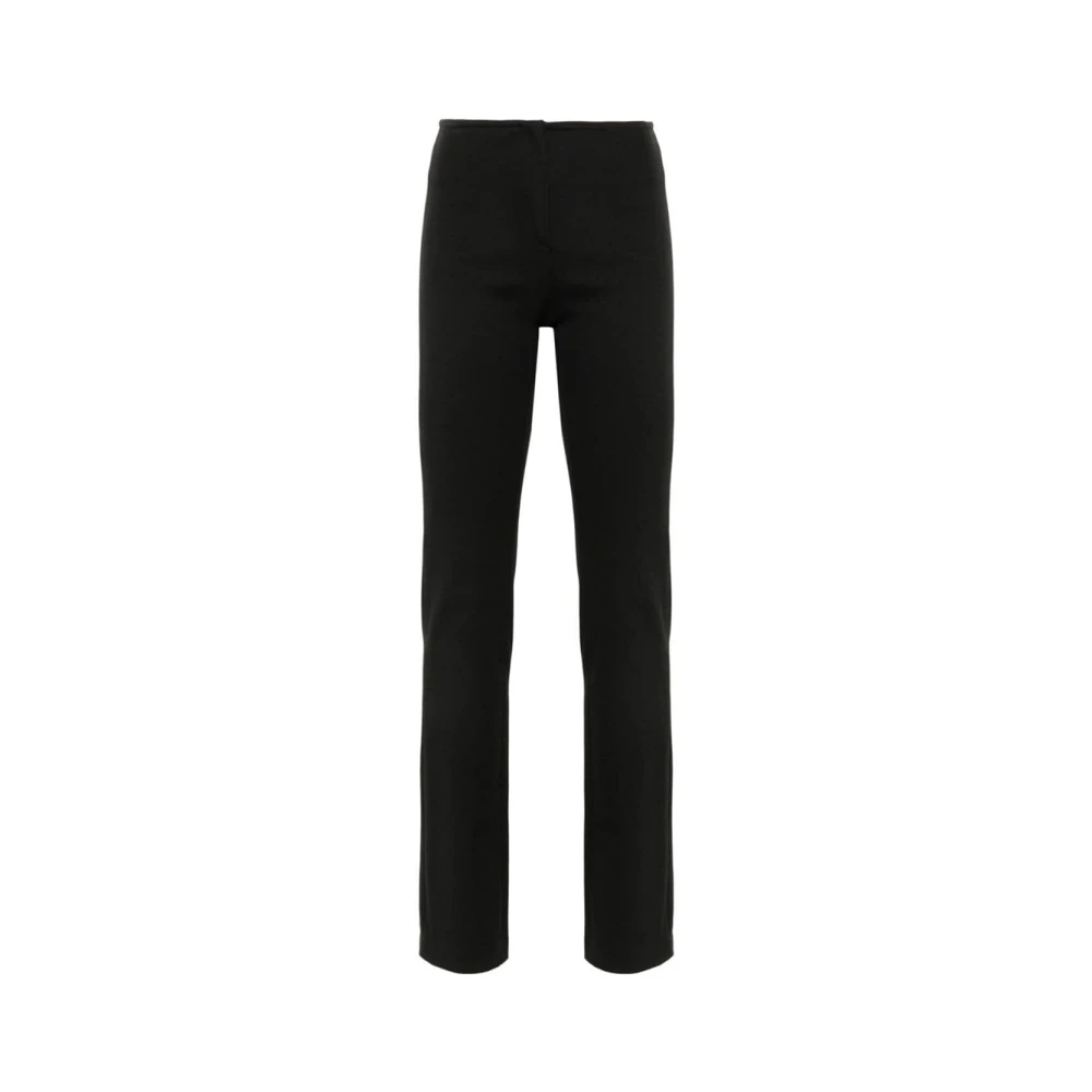 Alysi Zwarte Slim Stretch Broek Black Dames