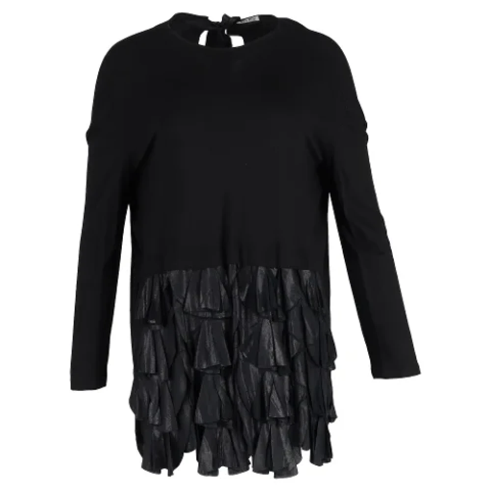 Miu Pre-owned Cotton dresses Black Dames