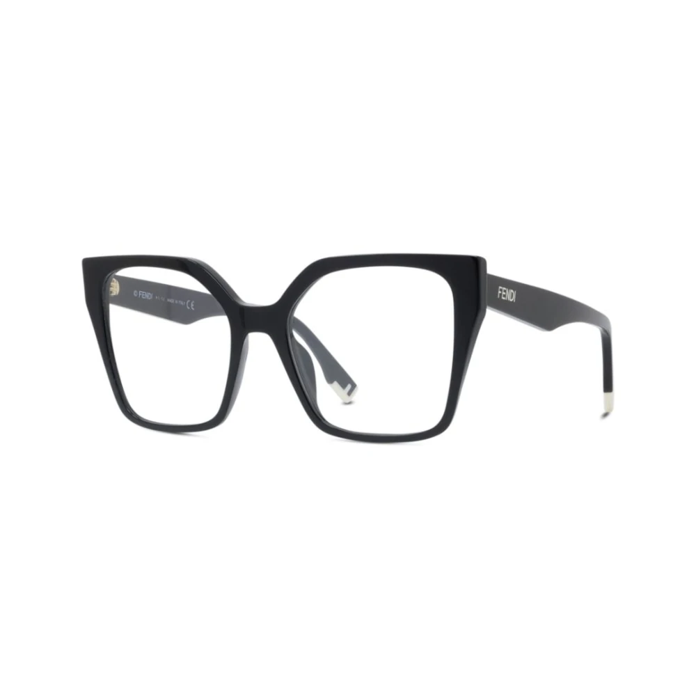 Fendi Unisex Black Glasses, 54 Mm, Way Geometric Optical Frame