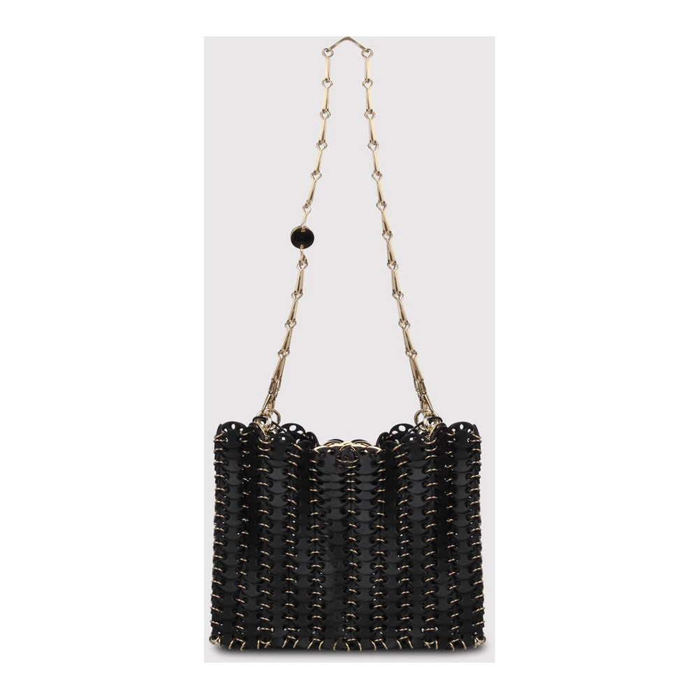 Paco Rabanne 1969 Ketting Schouder Tas Black Dames