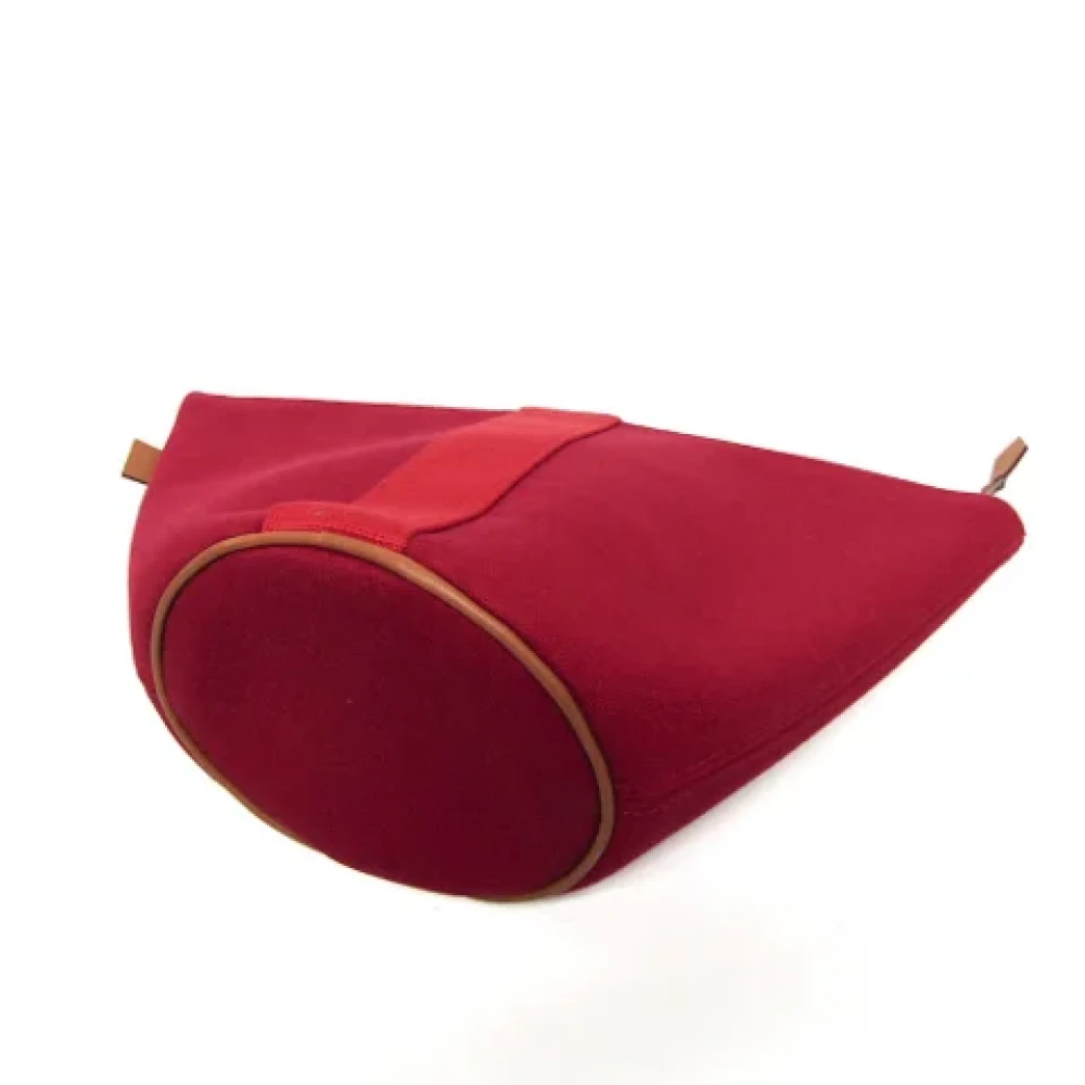 Hermès Vintage Pre-owned Cotton pouches Red Dames