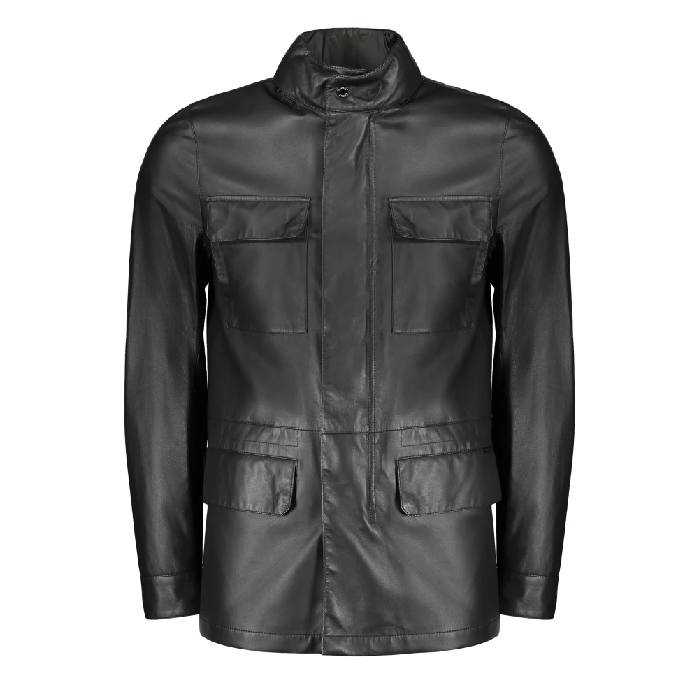 Jackets > Leather Jackets - - Moorer - Modalova
