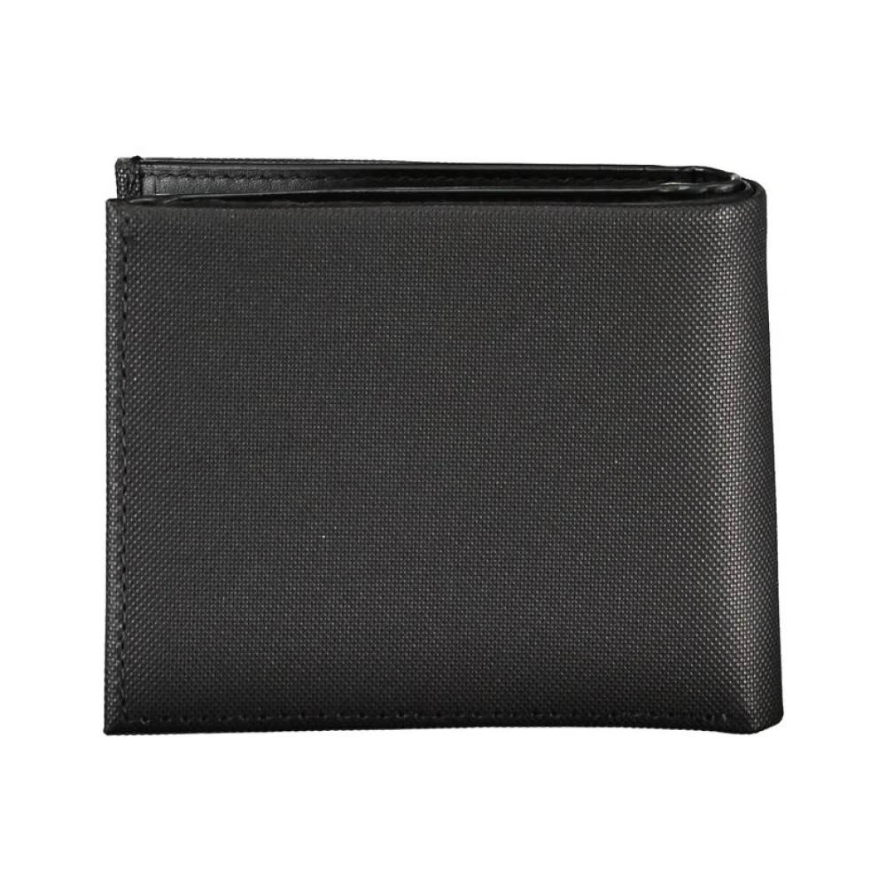 Calvin Klein Elegante Zwarte Leren RFID-Portemonnee Black Heren