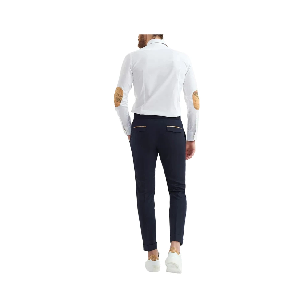 Alviero Martini 1a Classe Wit Geografisch Print Overhemd White Heren