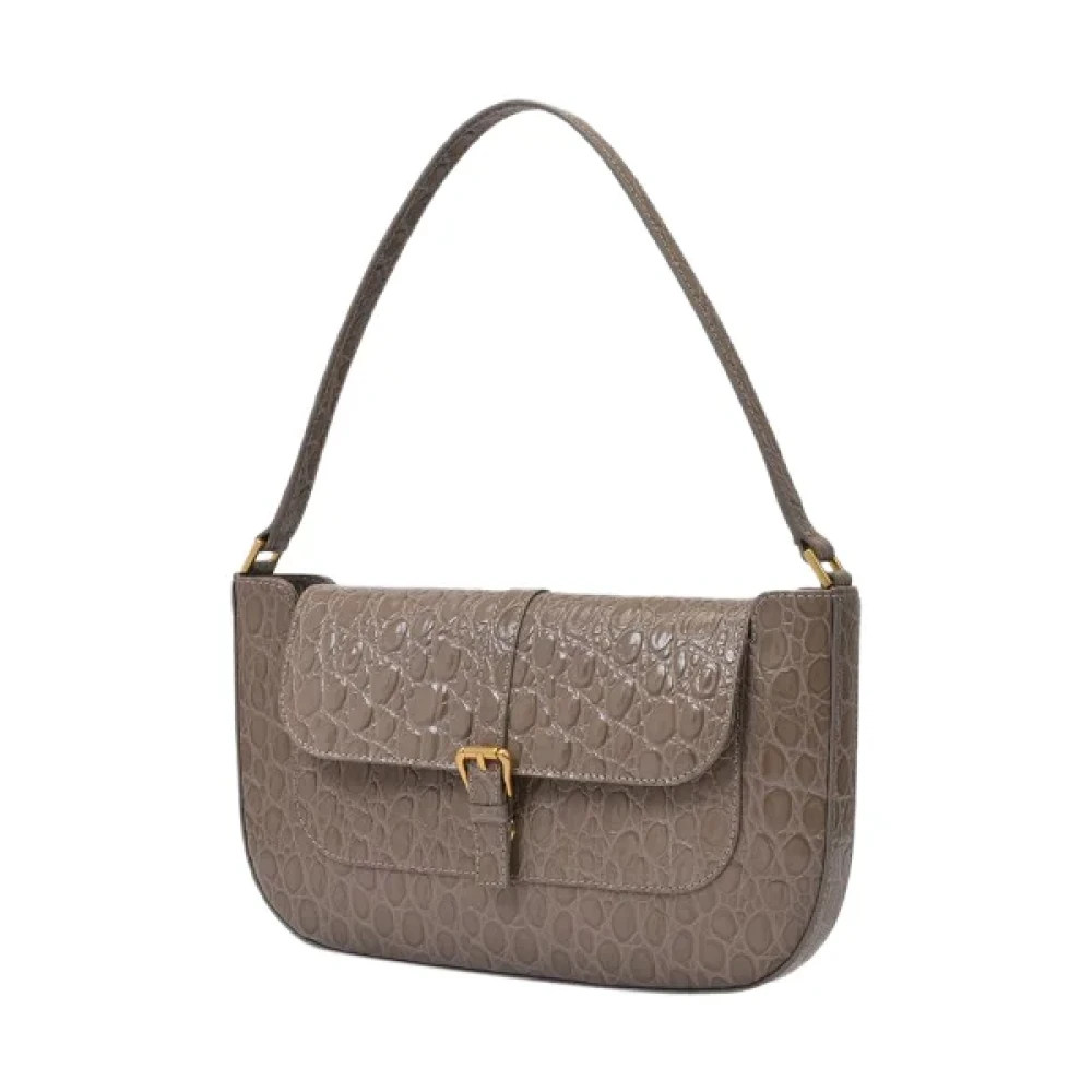 By FAR Leather shoulder-bags Gray Dames
