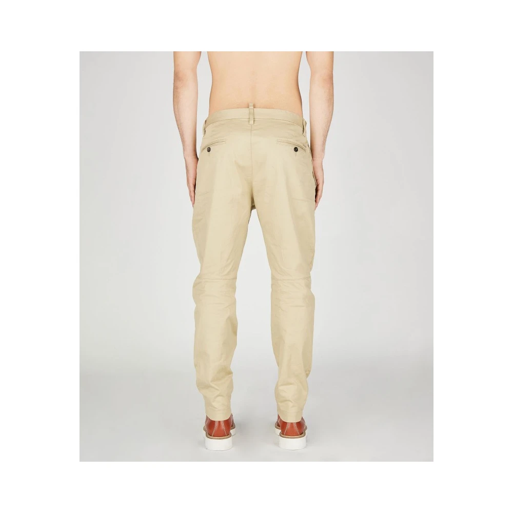 Dsquared2 Ranger Chino Broek Beige Heren