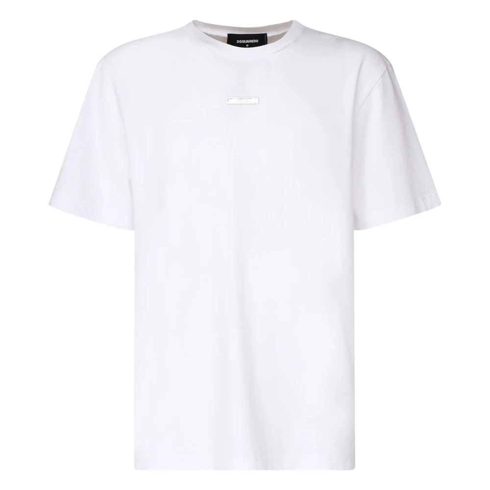 Dsquared2 Witte T-shirt en Polo Collectie White Heren