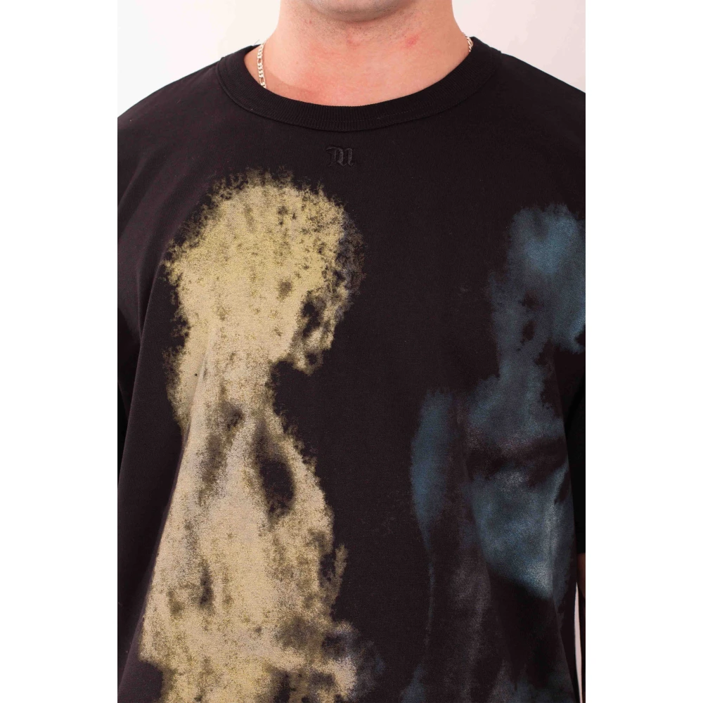 Misbhv Zwarte 29 Palms Print Tee Black Heren