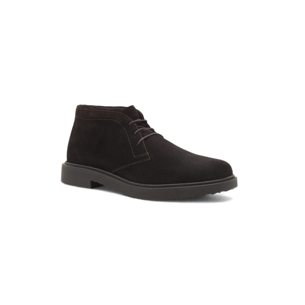 Geox Brun Lace-Up Boots