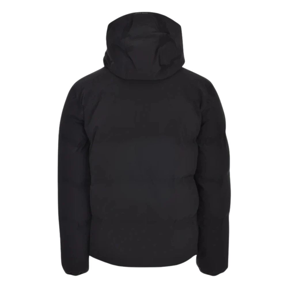 Herno Zwarte Bomberjack met hoge kraag Black Heren