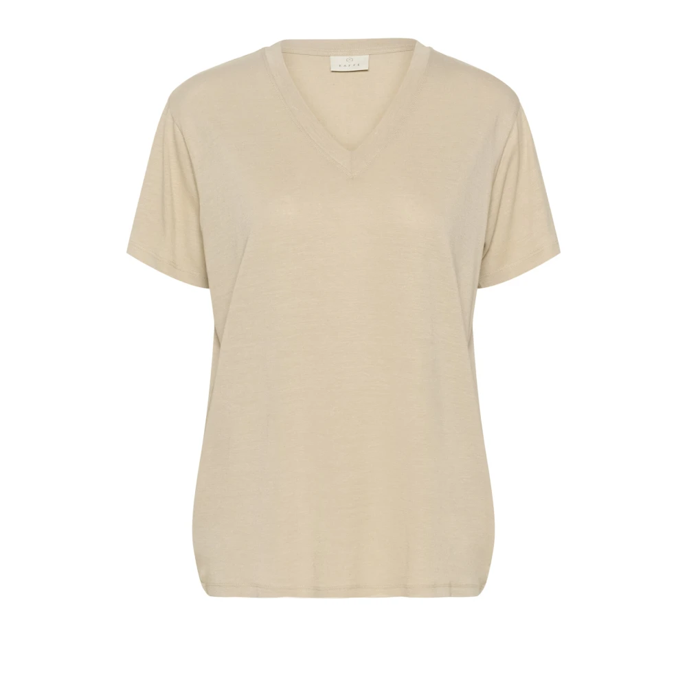 Kaffe - Tops > T-Shirts - Beige - Kaffe - Modalova