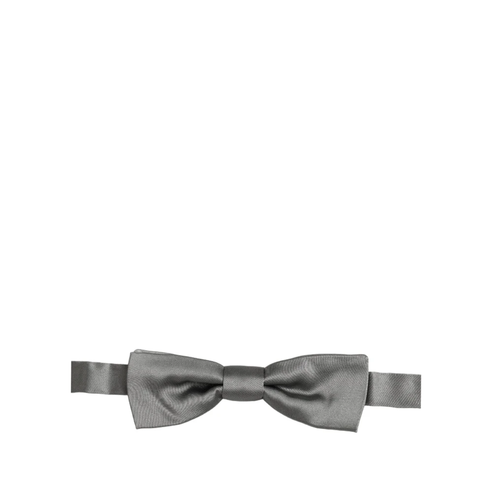 Dolce & Gabbana Papillon Bow Tie - Male - Bow Ties - Gray - One Size - Accessories