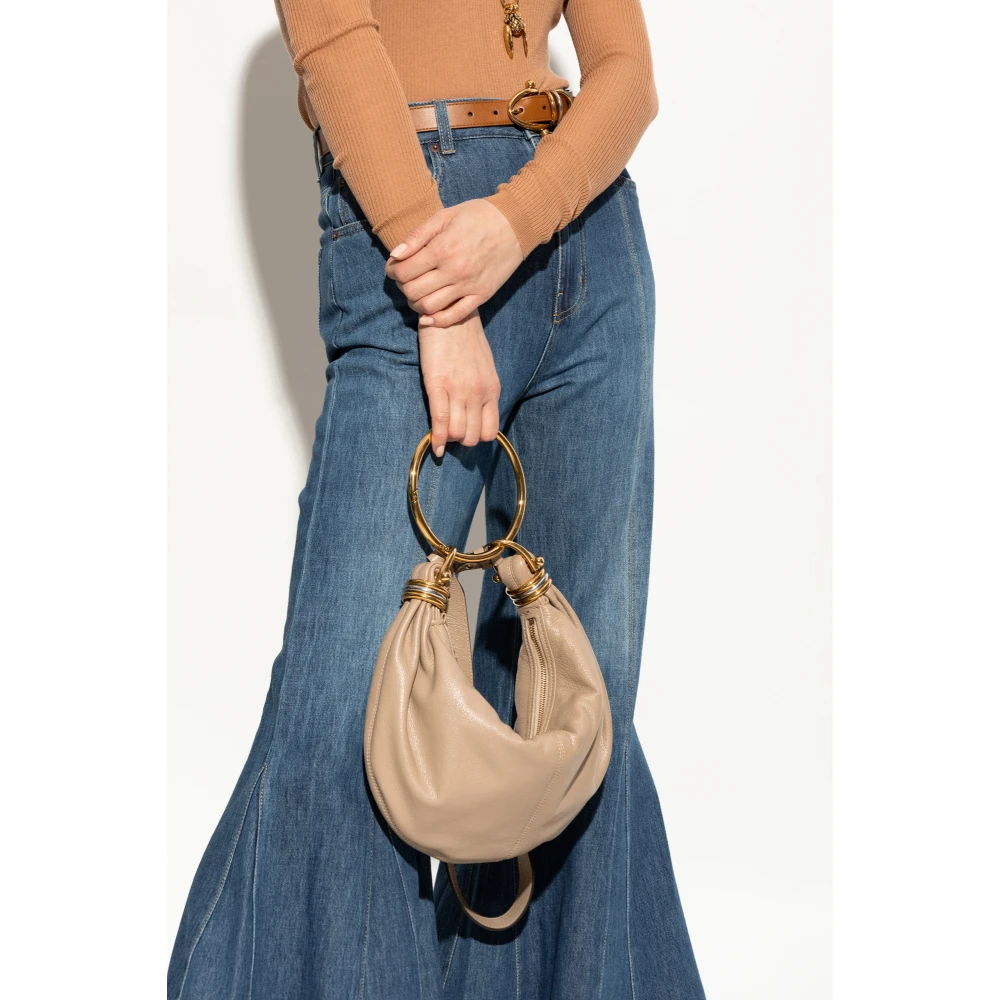 Chloé Handtas Armband Klein Beige Dames