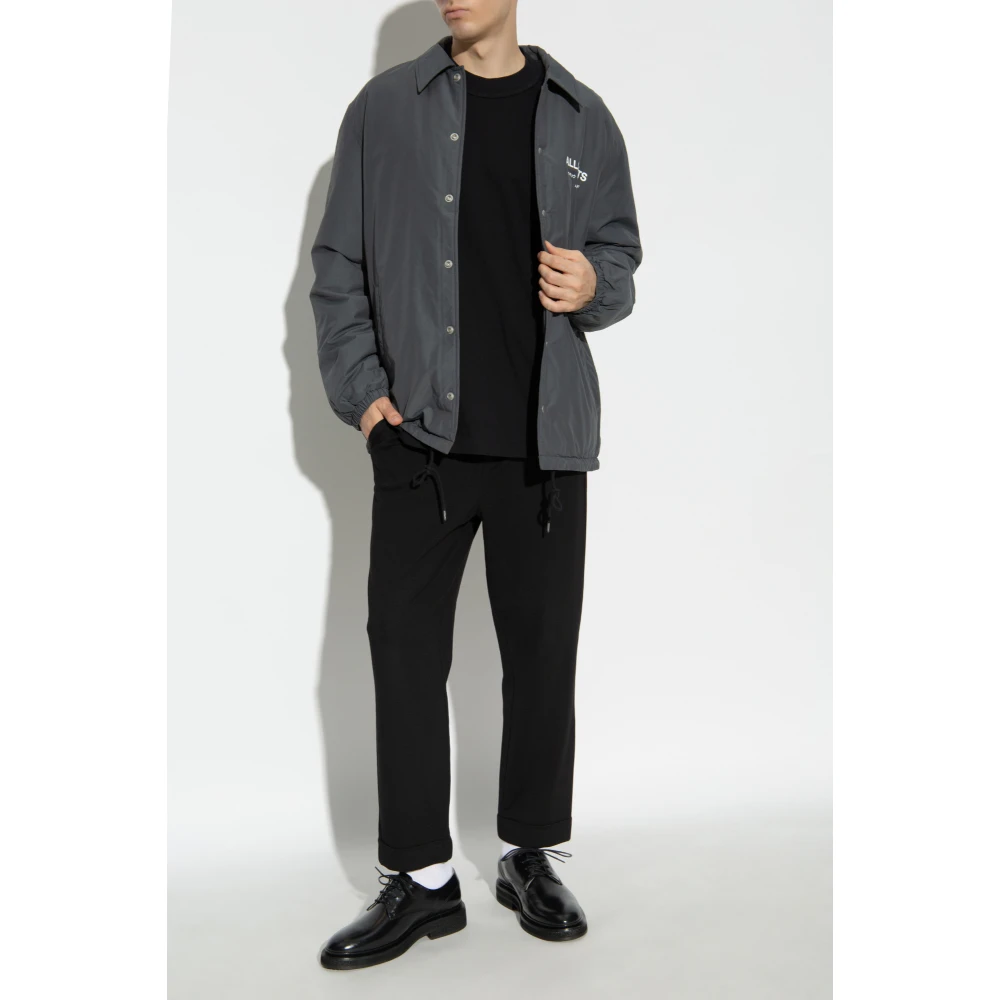 AllSaints T-shirt Isac Black Heren