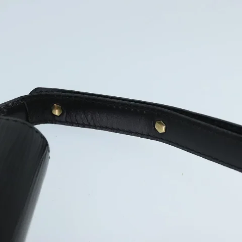 Louis Vuitton Vintage Pre-owned Leather shoulder-bags Black Dames