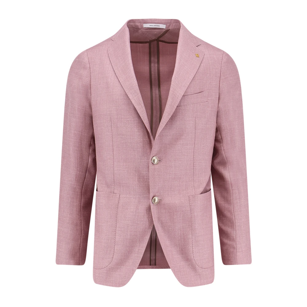 Tagliatore Men's Pink Tailored Blazer
