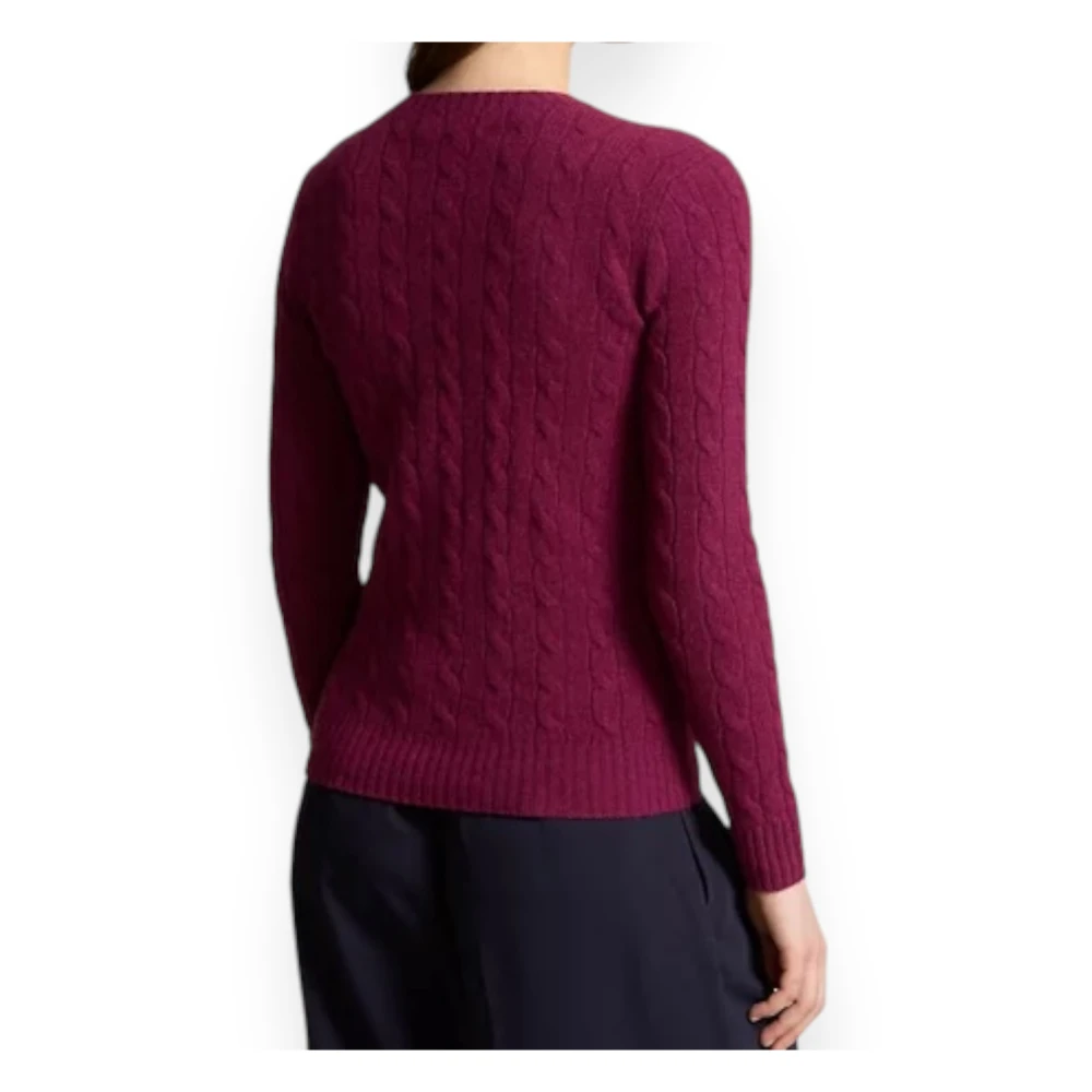 Polo Ralph Lauren Stijlvolle Sweater Collectie Purple Dames