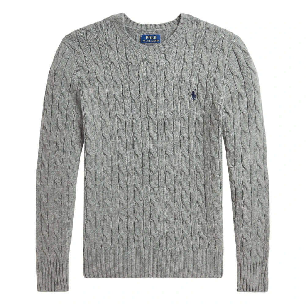 Polo Ralph Lauren Casual Fawn Grey Heather Navy Sweater Gray, Pojke