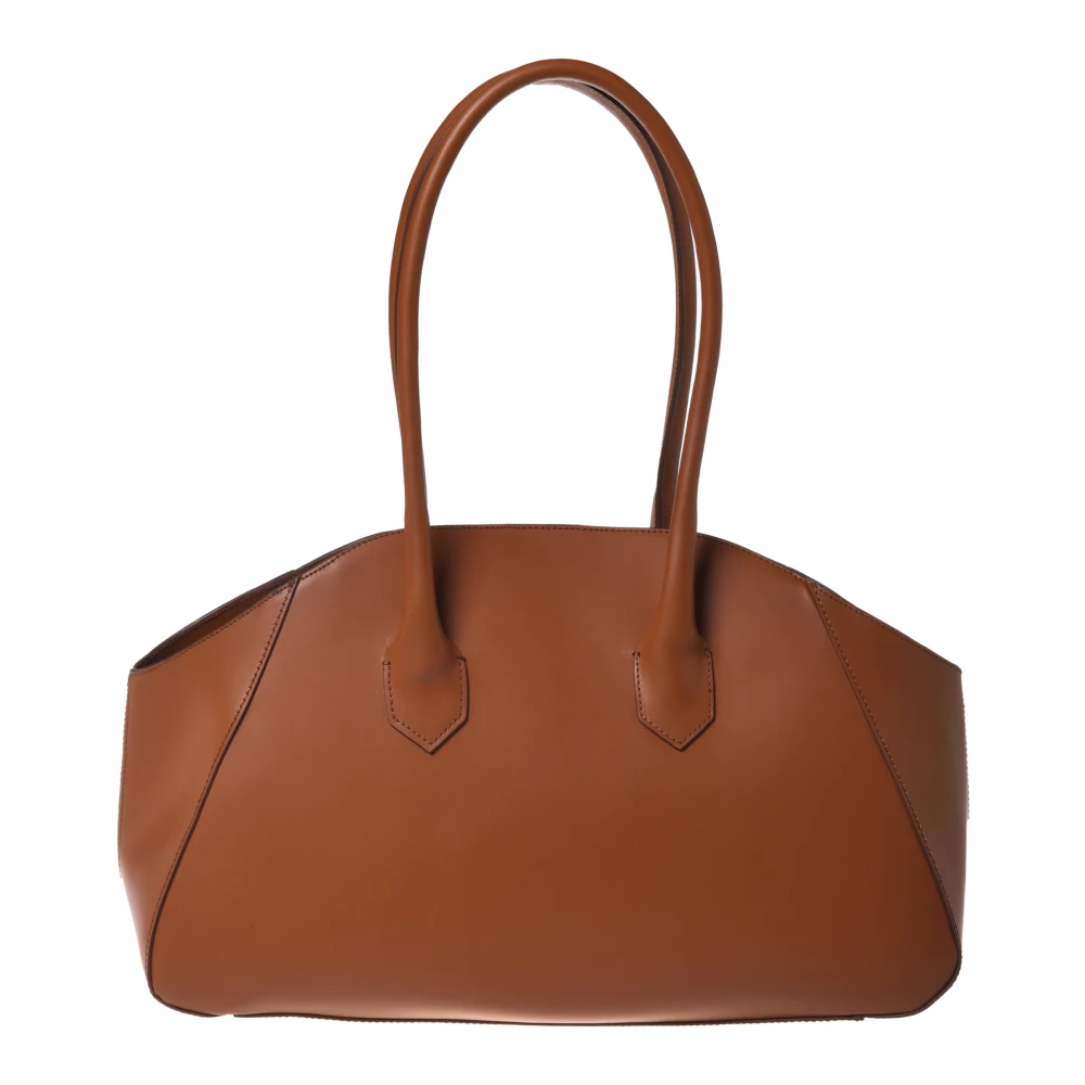 Baldinini Women's Brown Leather Shoulder Bag - Shoulder Bags - One Size - Bags