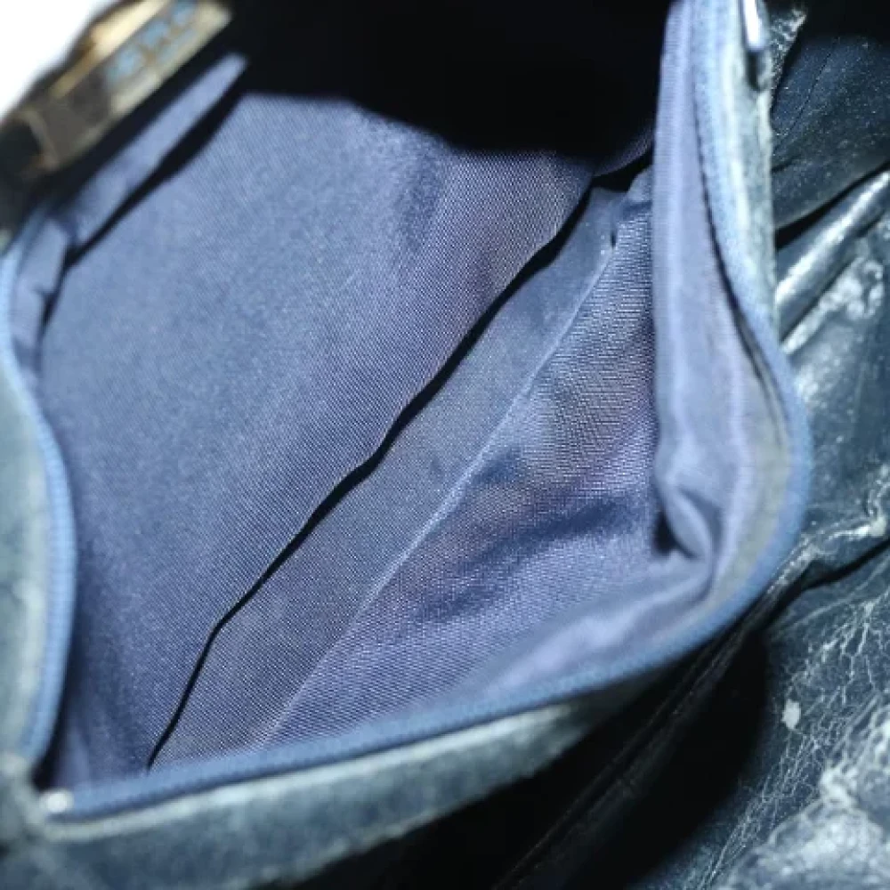 Loewe Pre-owned Leather shoulder-bags Blue Dames