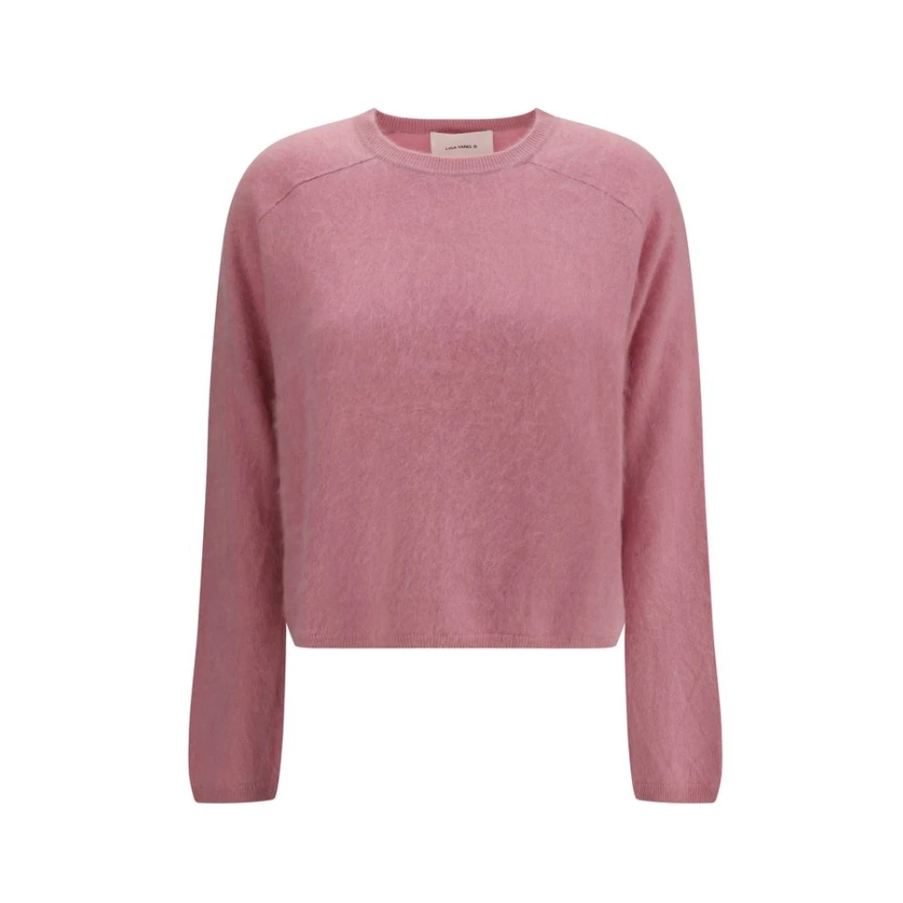 Lisa Yang Women's Pink Cashmere Knitwear, M, Lexia Jumper