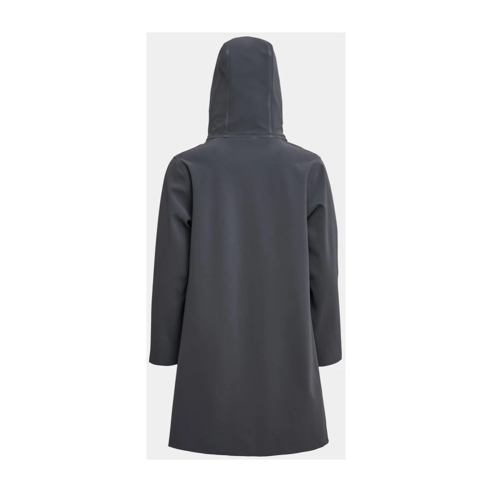 Stutterheim A-Lijn Waterdichte Regenjas voor Vrouwen Black Dames